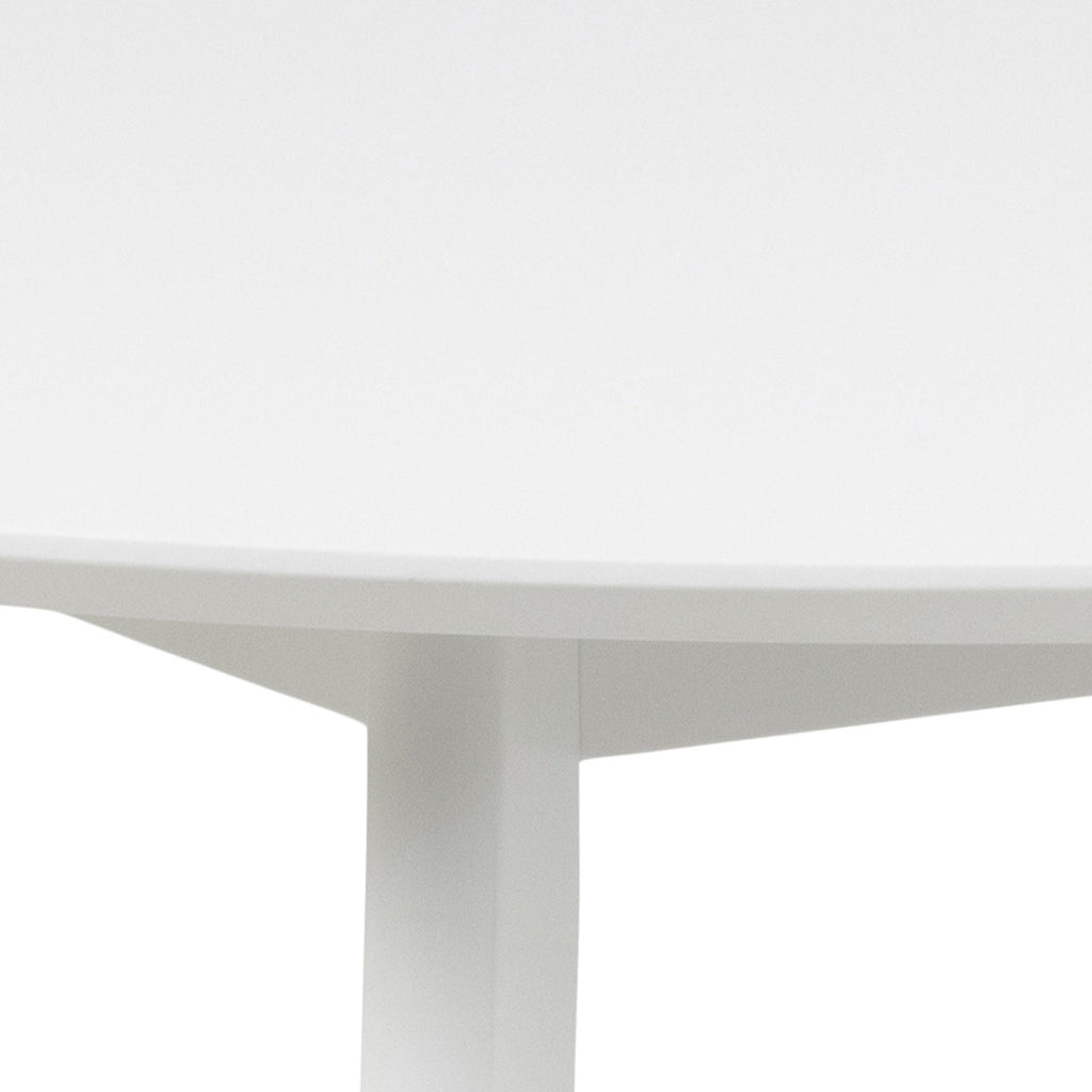Roxby Round Dining Table in White 105cm - image 9