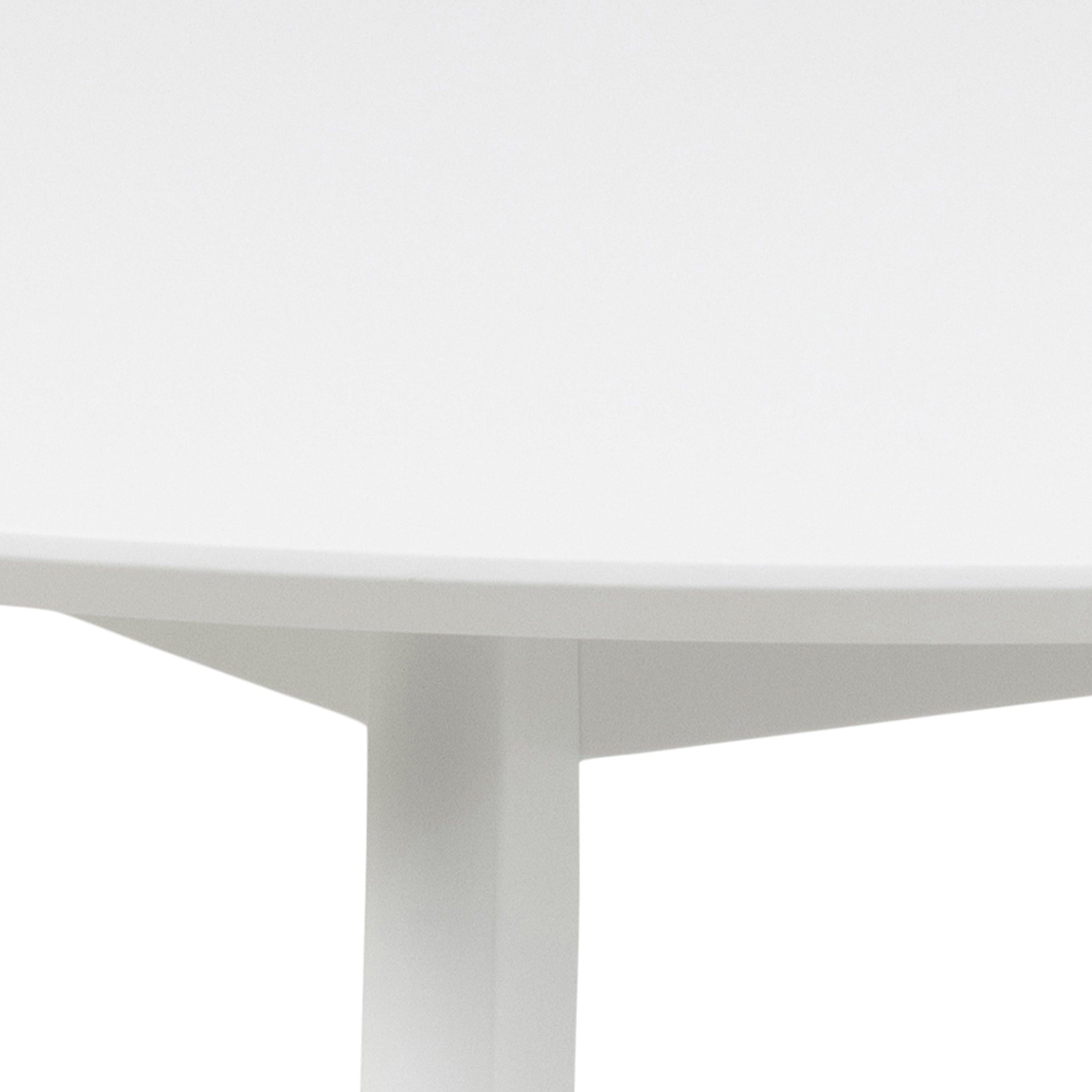 Roxby Round Dining Table in White 105cm - image 9