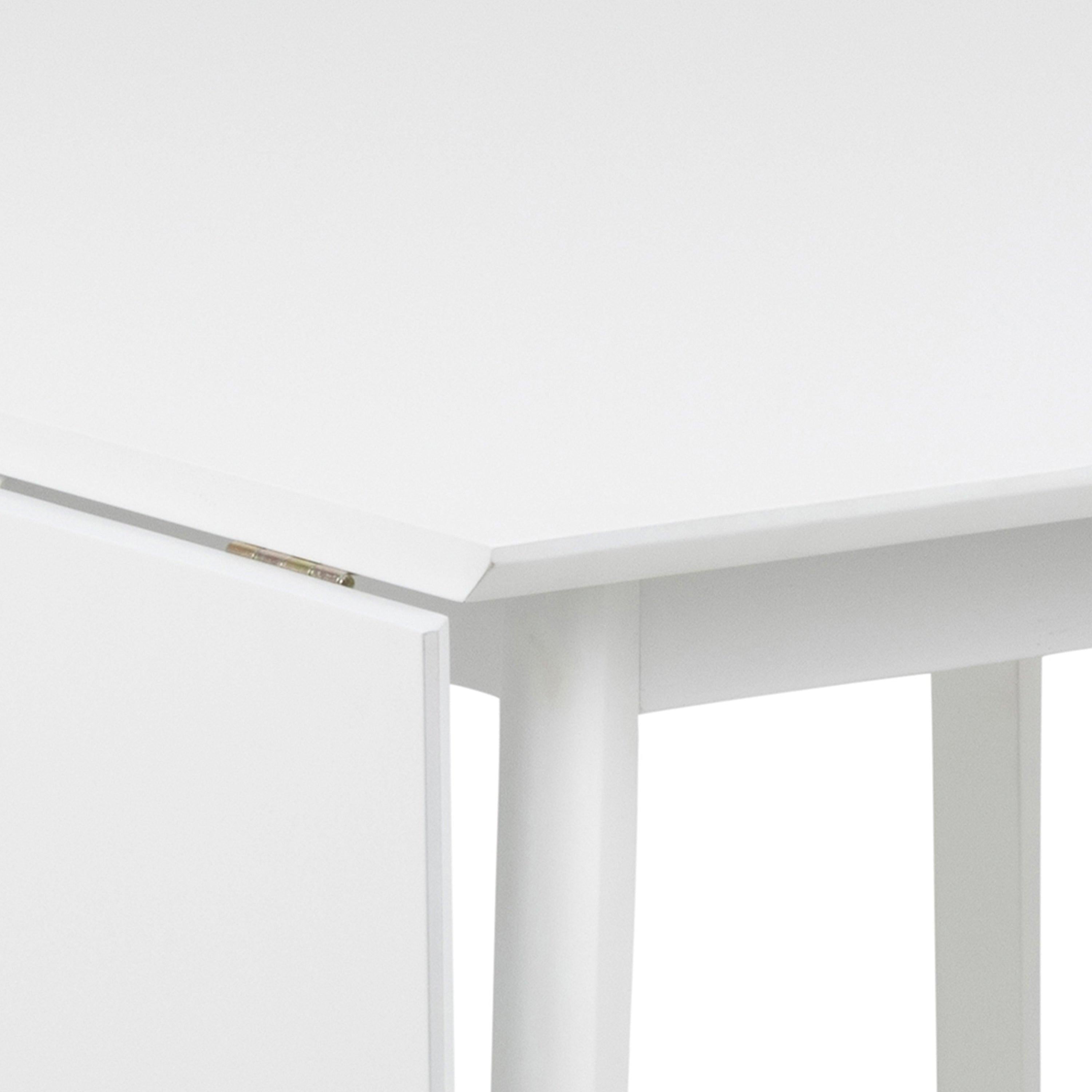 Roxby Square Dining Table in White 120x80cm - image 10
