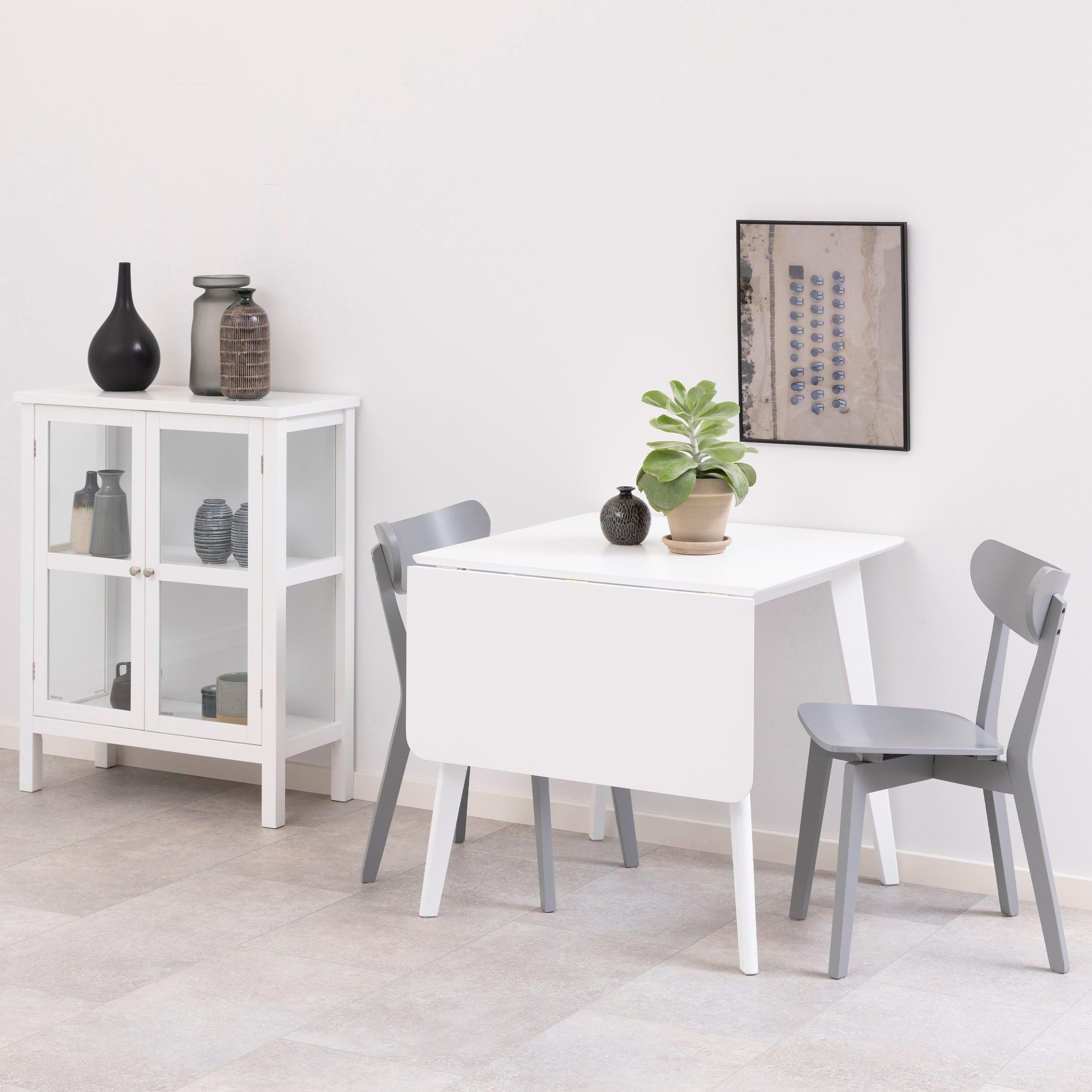 Roxby Square Dining Table in White 120x80cm - image 6