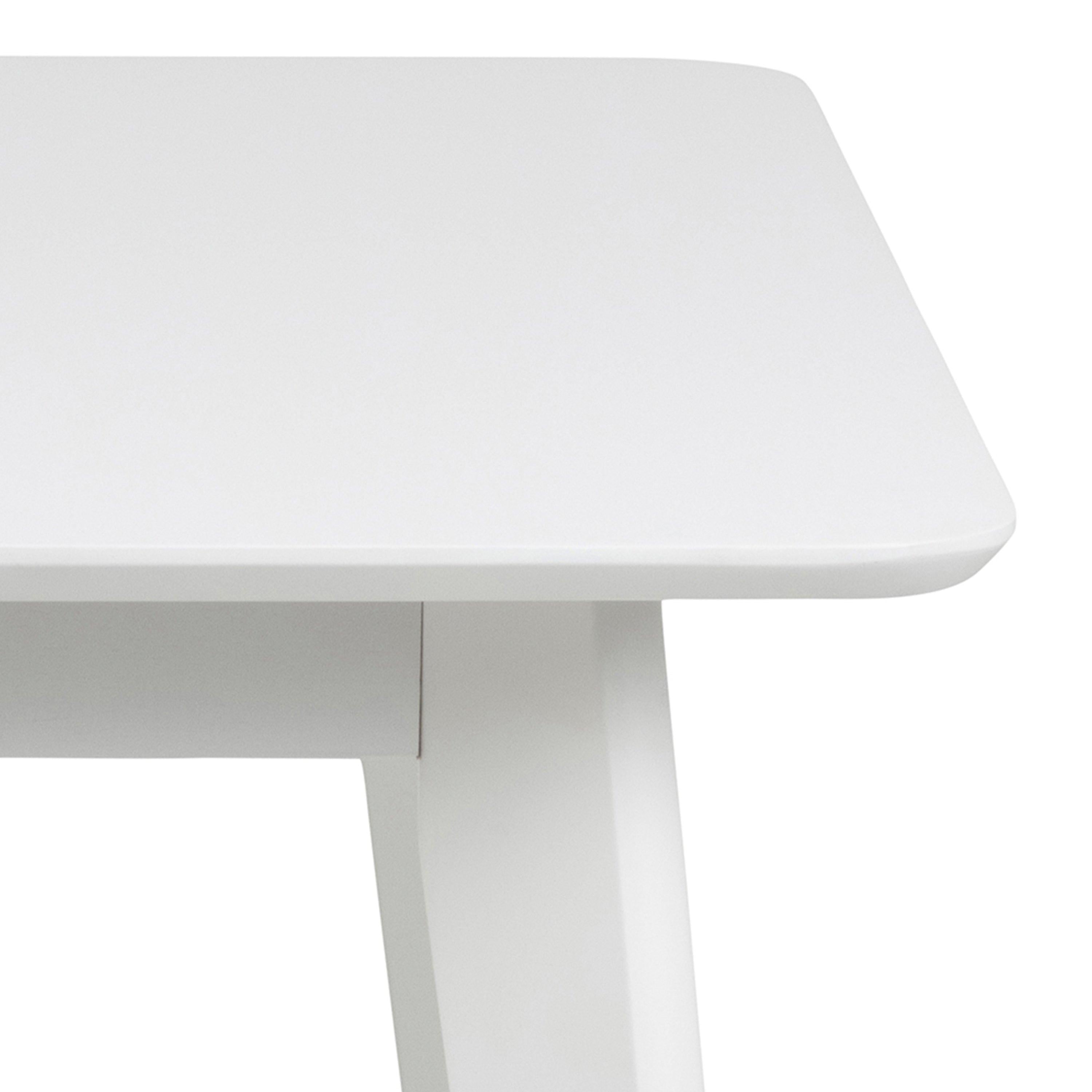 Roxby Square Dining Table in White 120x80cm - image 8