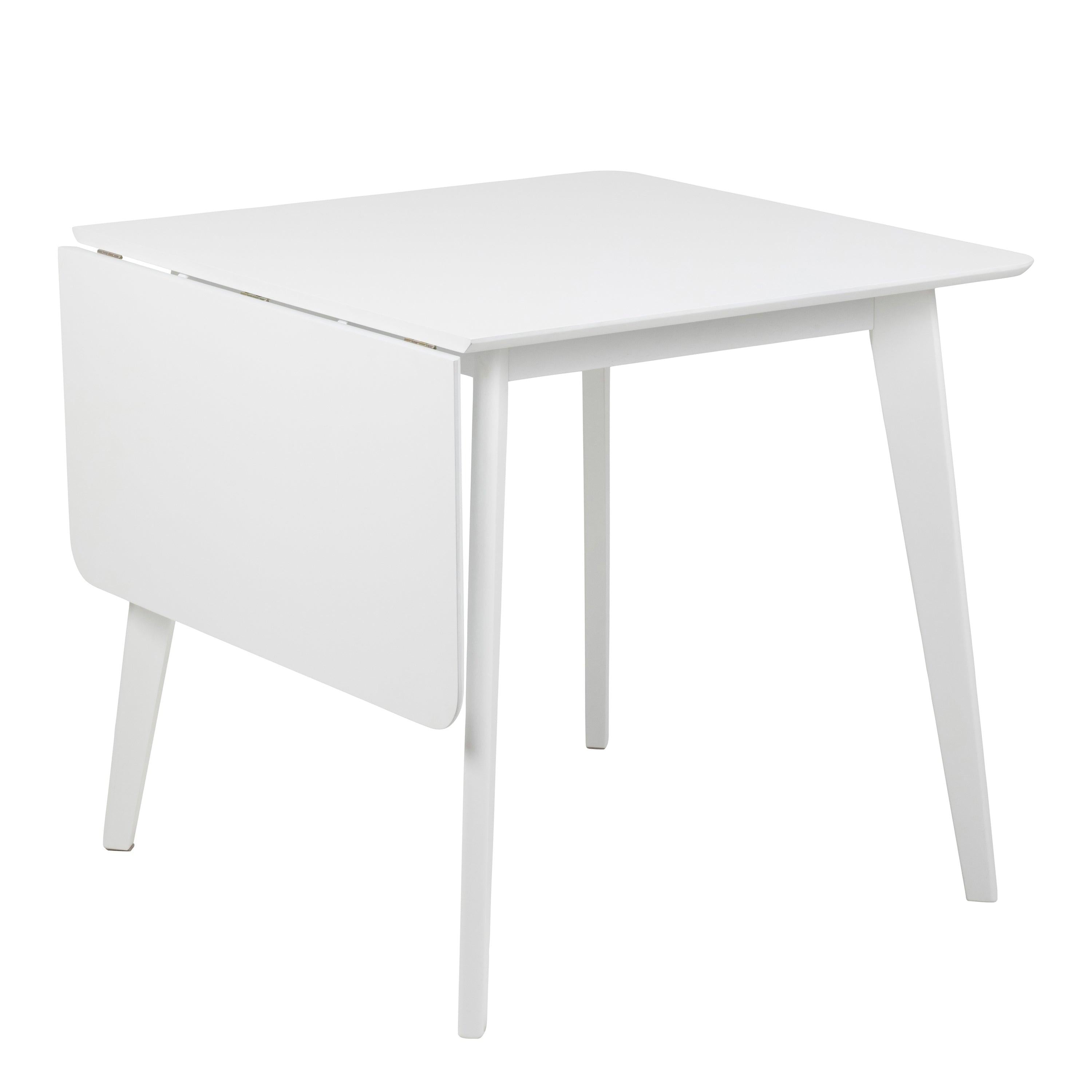 Roxby Square Dining Table in White 120x80cm includes 2 Roxby Dining Chairs in White - image 2