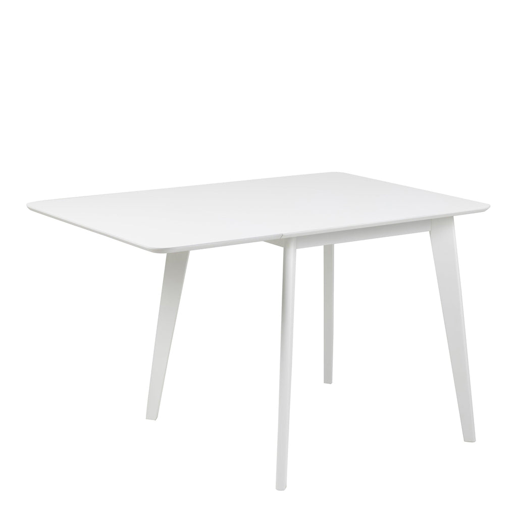 Roxby Square Dining Table in White 120x80cm includes 2 Roxby Dining Chairs in White - image 3