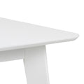 Roxby Square Dining Table in White 120x80cm includes 2 Roxby Dining Chairs in White - image 4