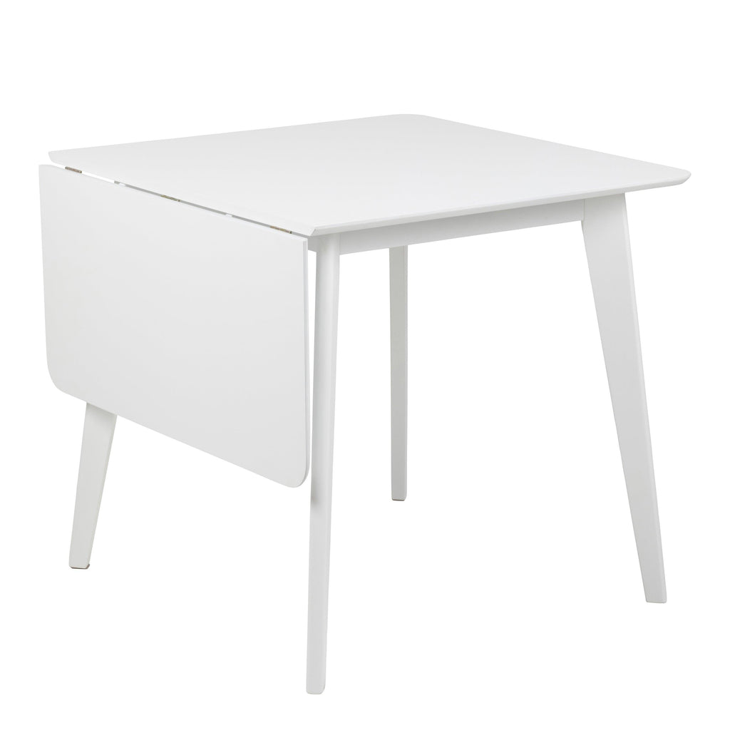 Roxby Square Dining Table in White 120x80cm includes 4 Roxby Dining Chairs in White - image 3