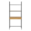 Seaford Bookcase with 1 Drawer in Black and Oak - image 2
