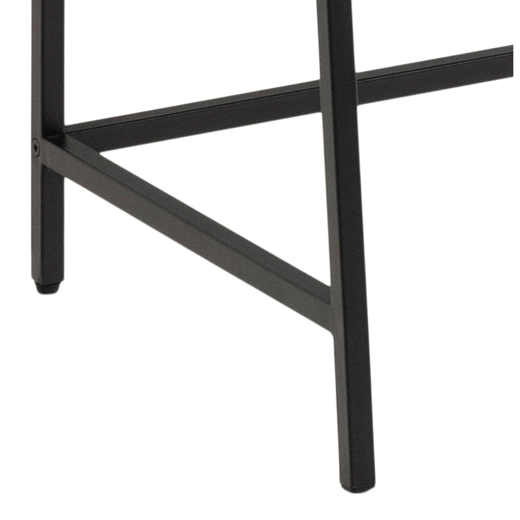 Seaford Bookcase with 1 Drawer in Black and Oak - image 9