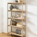 Braidwood Bookcase with 4 Shelves in White Oak Veneer - image 5