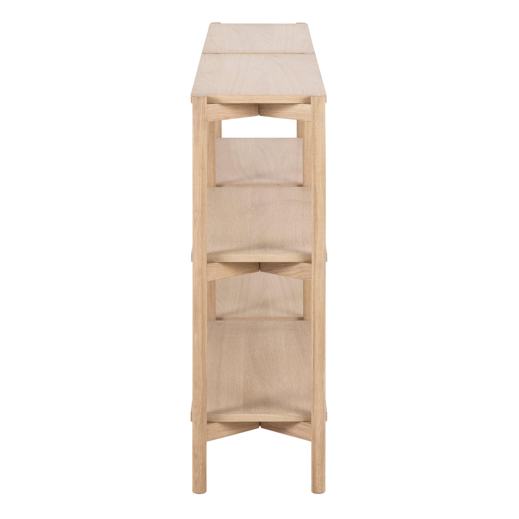 Braidwood Bookcase with 4 Shelves in White Oak Veneer - image 3