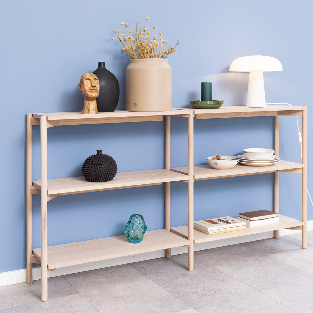 Braidwood Bookcase with 4 Shelves in White Oak Veneer - image 5