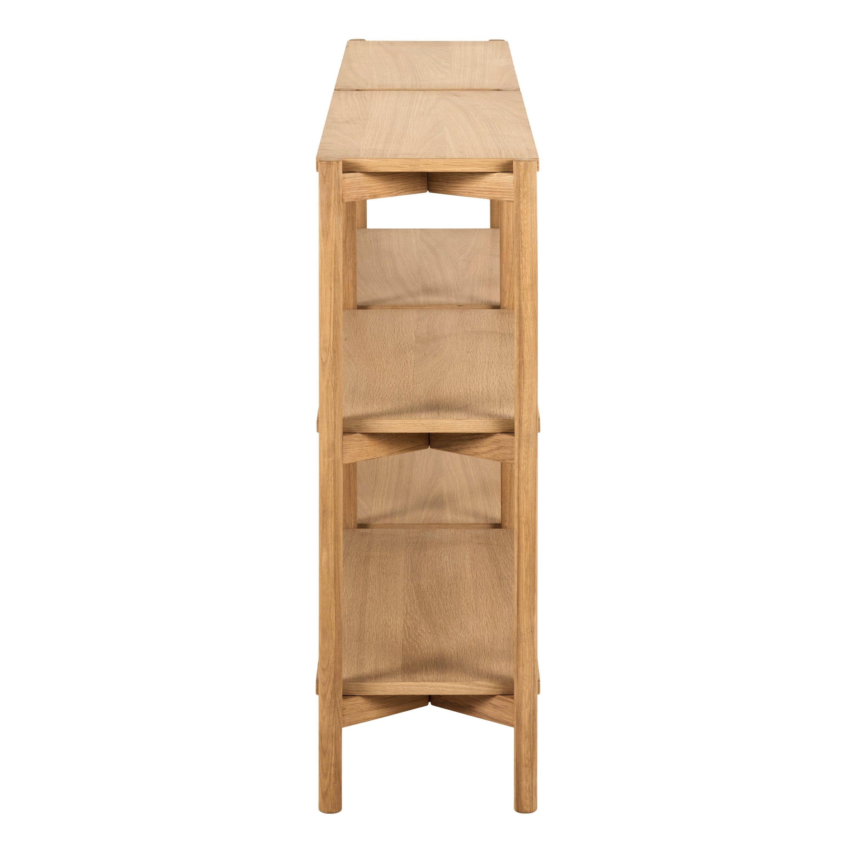 Braidwood Bookcase with 4 Shelves in Oak - image 3