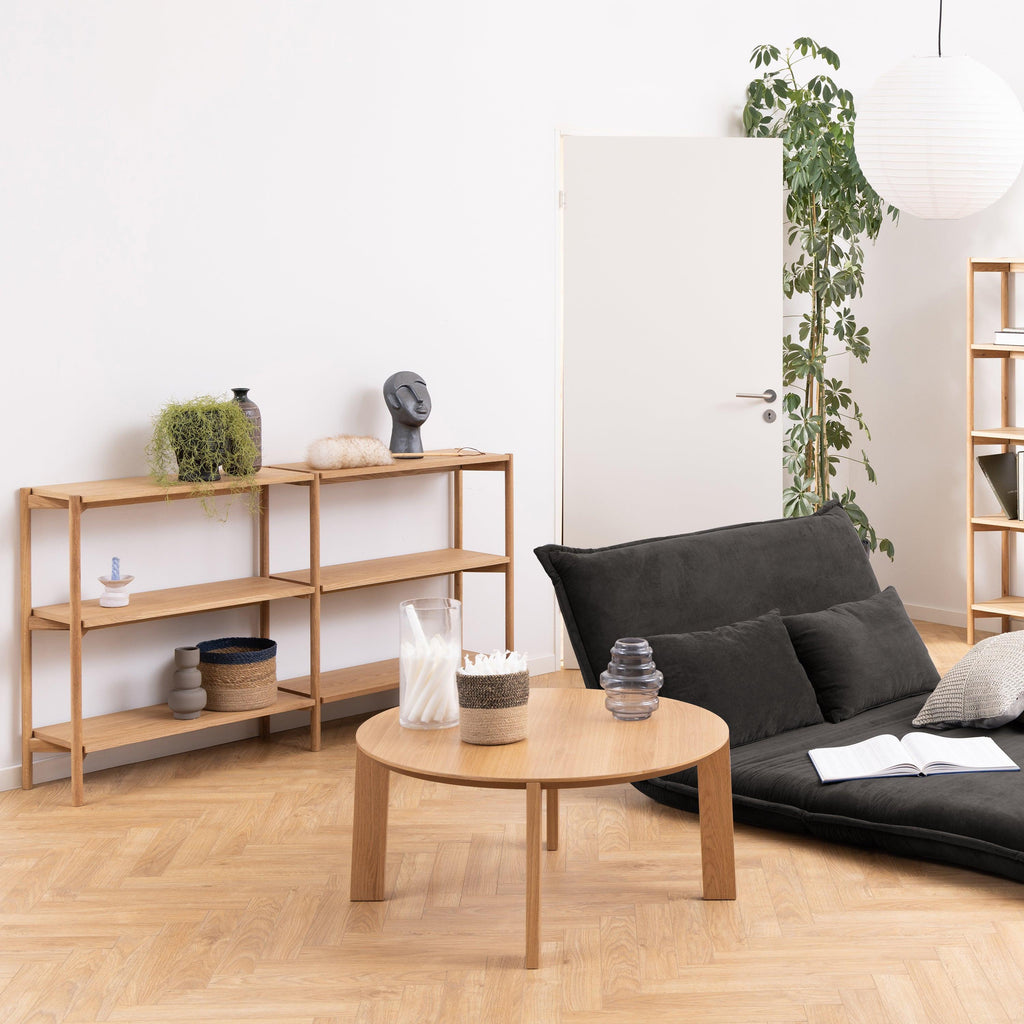 Braidwood Bookcase with 4 Shelves in Oak - image 4