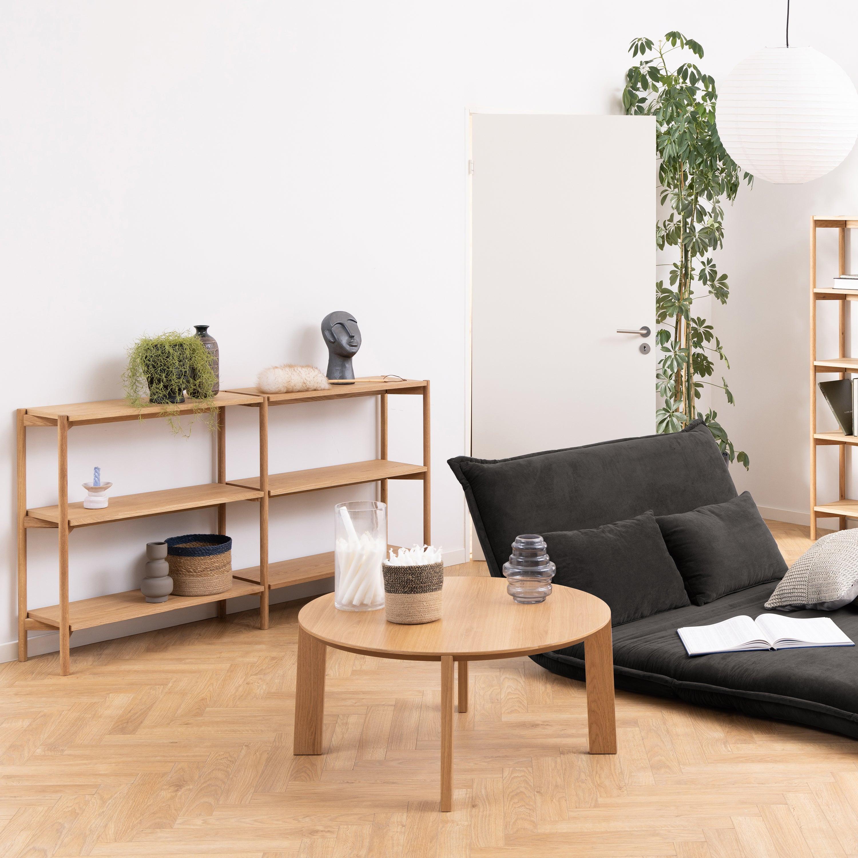 Braidwood Bookcase with 4 Shelves in Oak - image 4