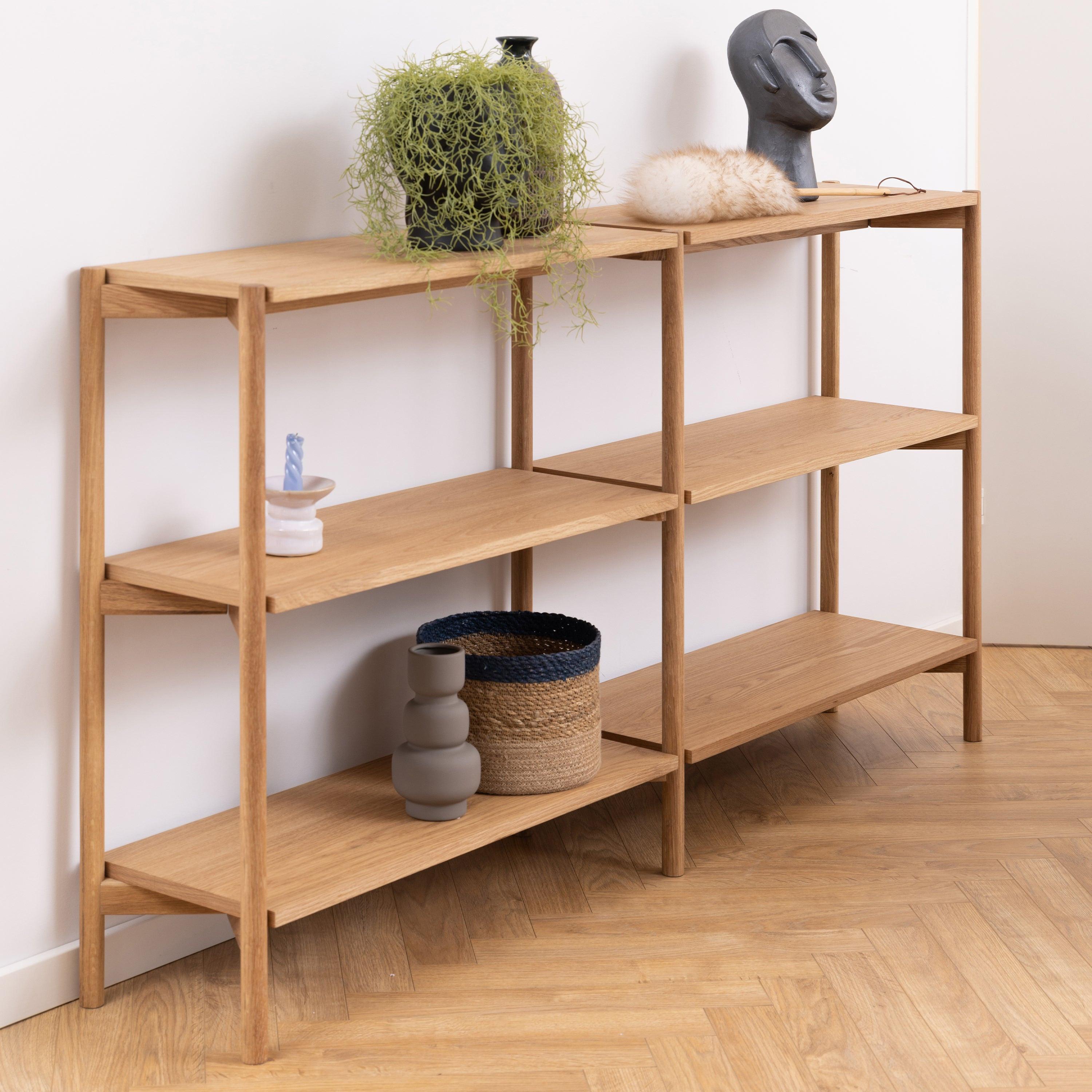 Braidwood Bookcase with 4 Shelves in Oak - image 5