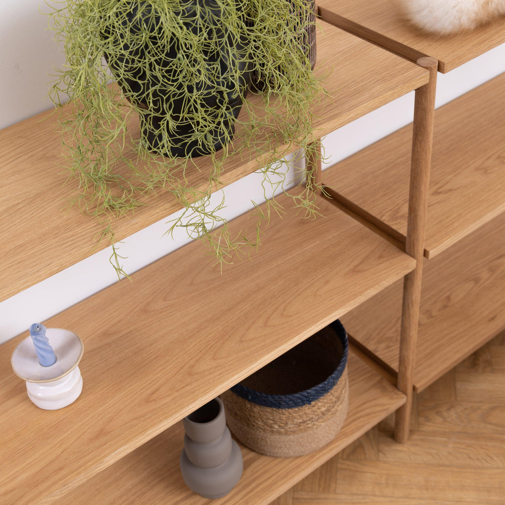 Braidwood Bookcase with 4 Shelves in Oak - image 6