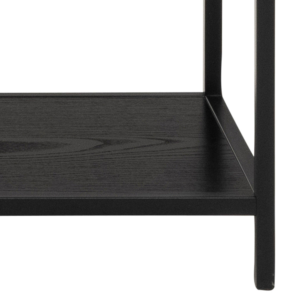 Seaford Bookcase with 4 Shelves in Black - image 8