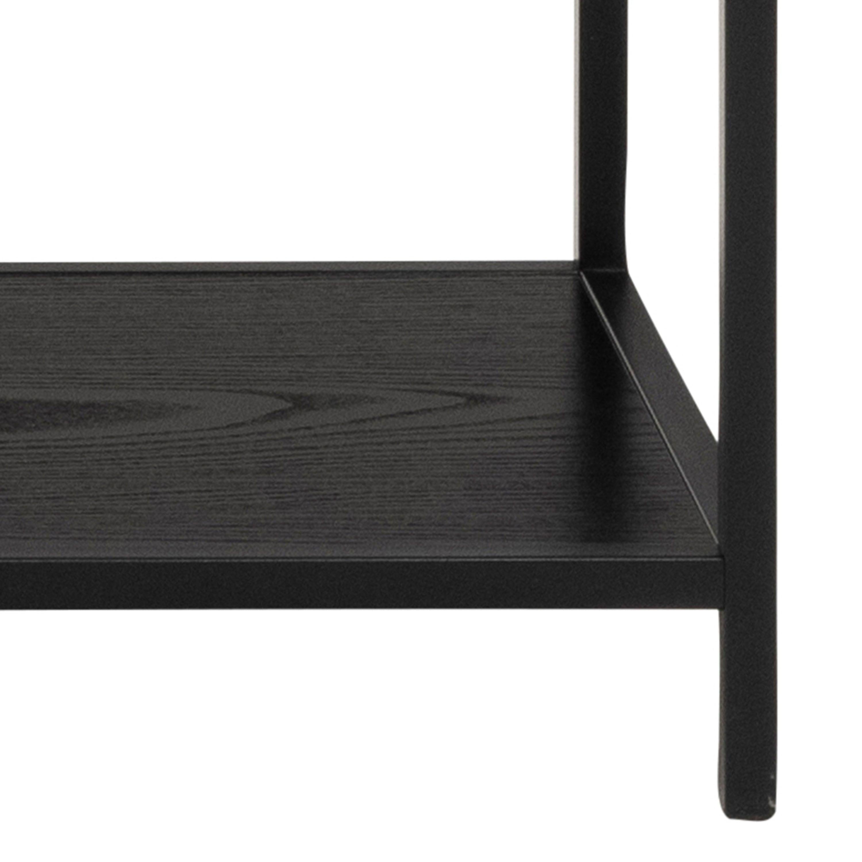 Seaford Bookcase with 4 Shelves in Black - image 8