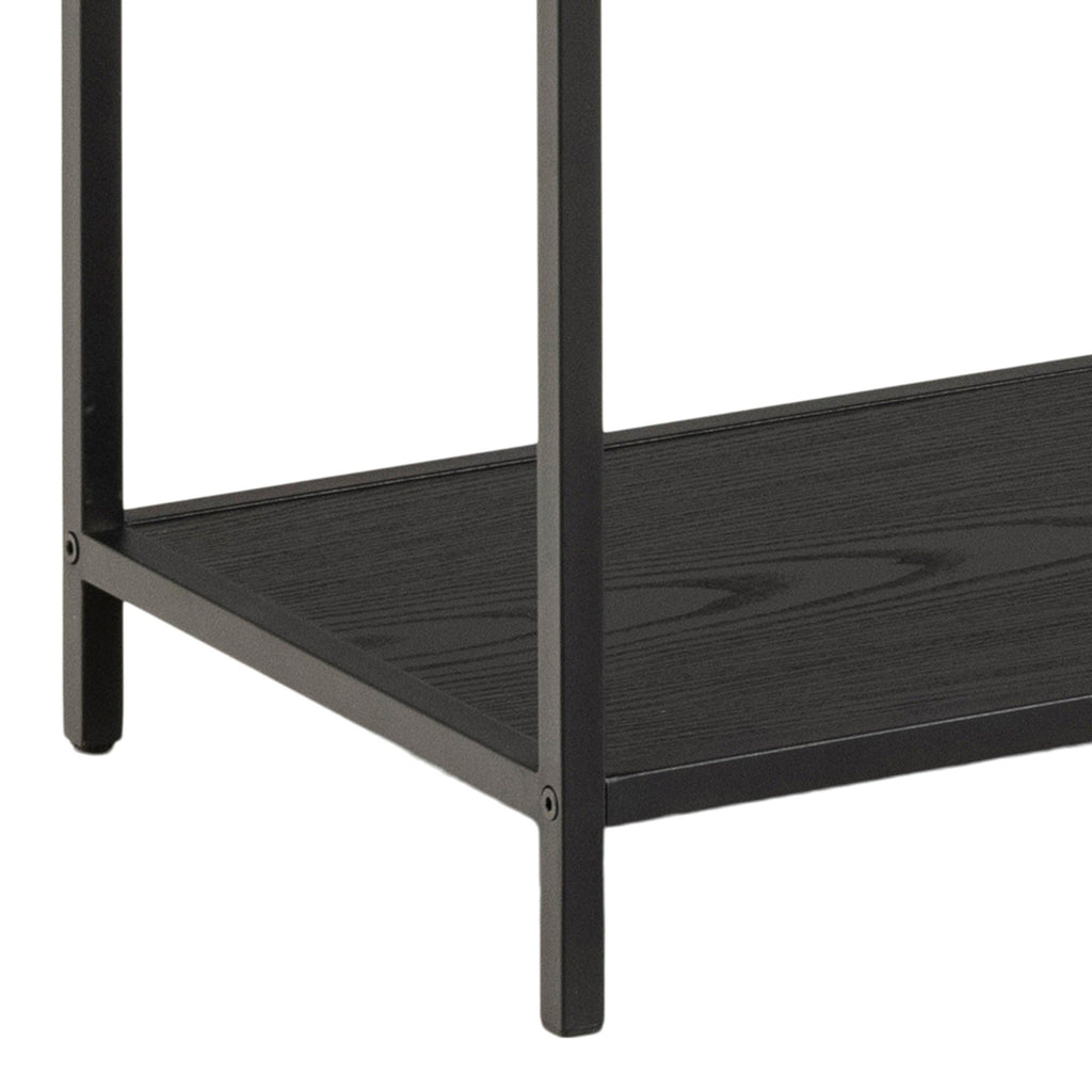 Seaford Bookcase with 4 Shelves in Black - image 9