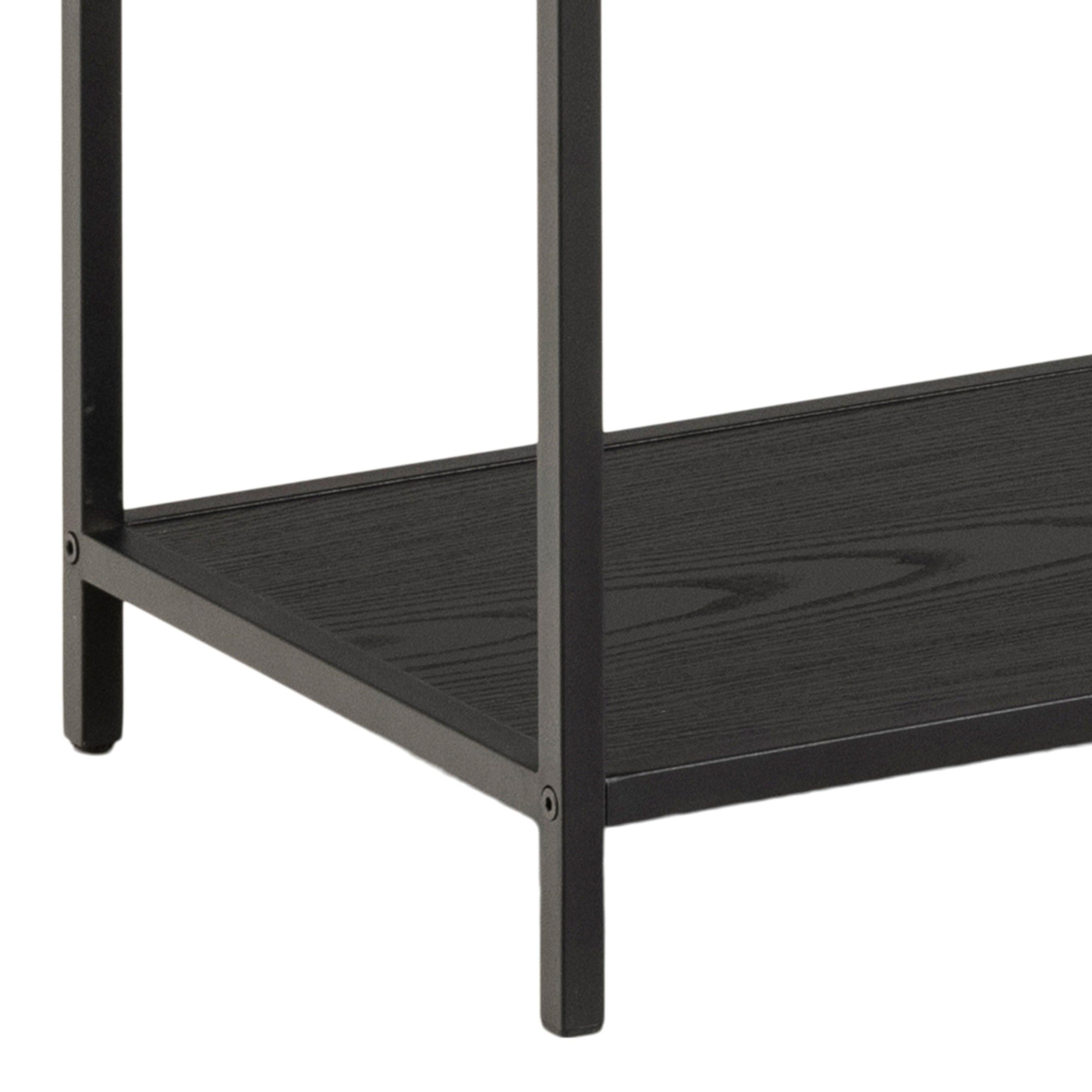 Seaford Bookcase with 4 Shelves in Black - image 9