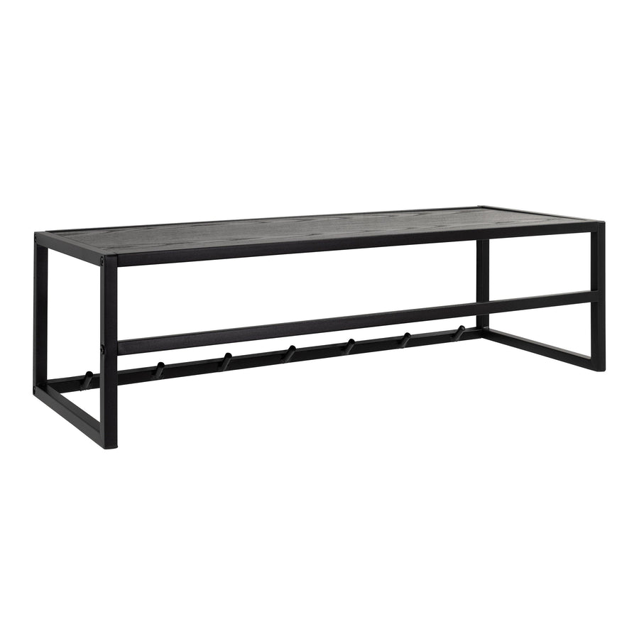 Seaford Coat Rack in Black and Oak
