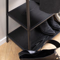 Seaford Clothes Rack with 2 shelves in Black - image 5