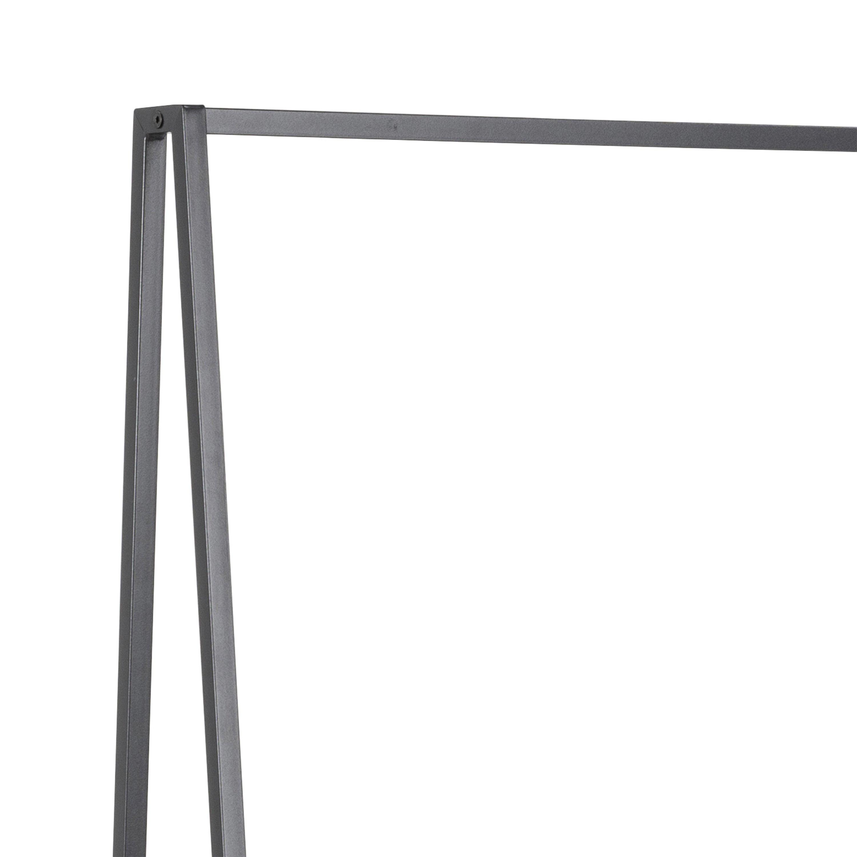 Seaford Clothes Rack with 2 shelves in Black - image 6