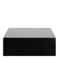Avignon Square Bedside Table with 1 Drawer in Black - image 2