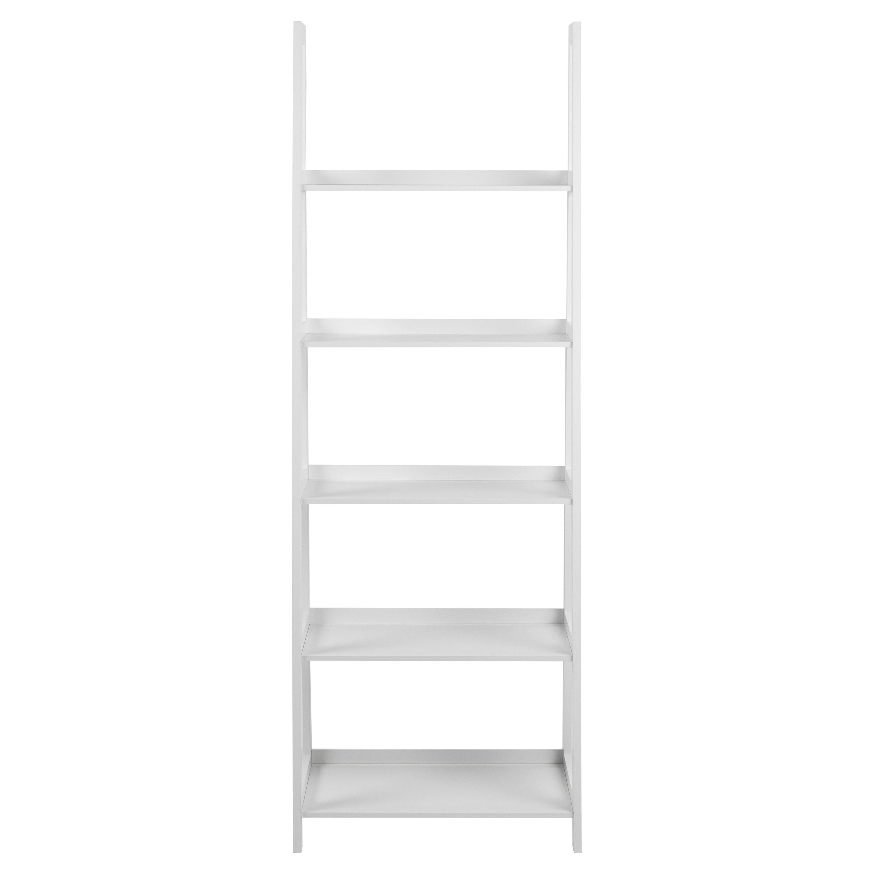 Wally Bookcase with 5 shelves in White - image 2