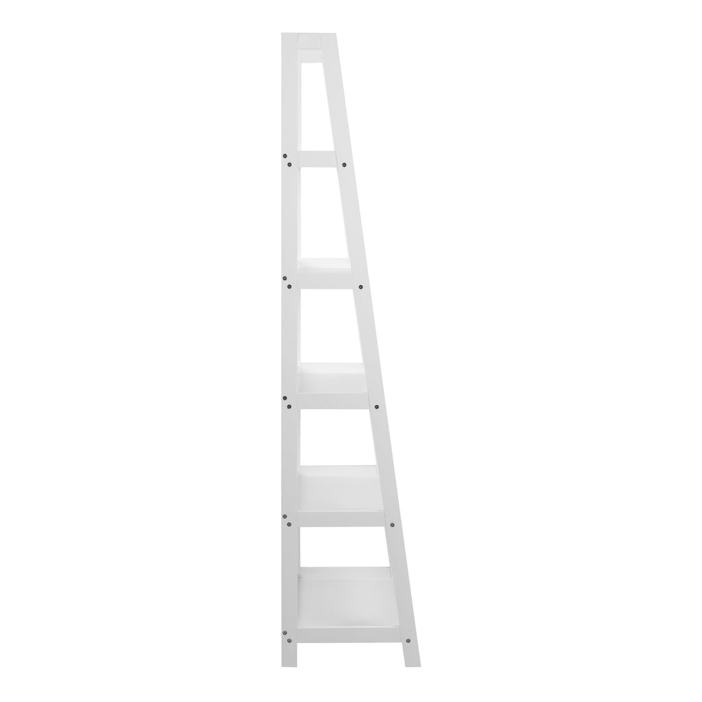 Wally Bookcase with 5 shelves in White - image 3