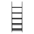 Wally Bookcase with 5 Shelves in Black - image 2