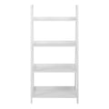 Wally Bookcase with 4 Shelves in White - image 2