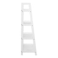 Wally Bookcase with 4 Shelves in White - image 3
