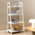 Wally Bookcase with 4 Shelves in White - image 4