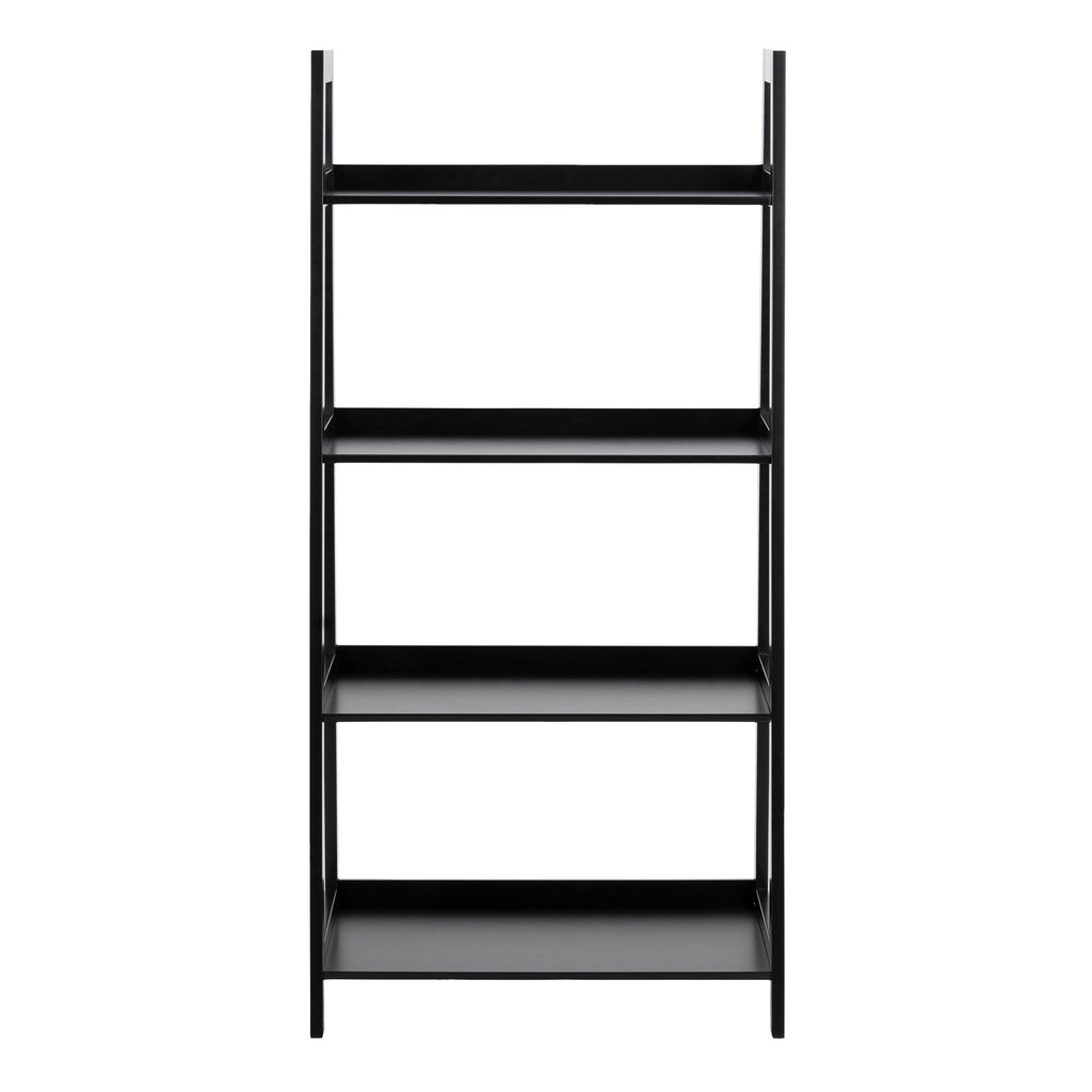 Wally Bookcase with 4 Shelves in Black - image 2