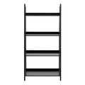 Wally Bookcase with 4 Shelves in Black - image 2
