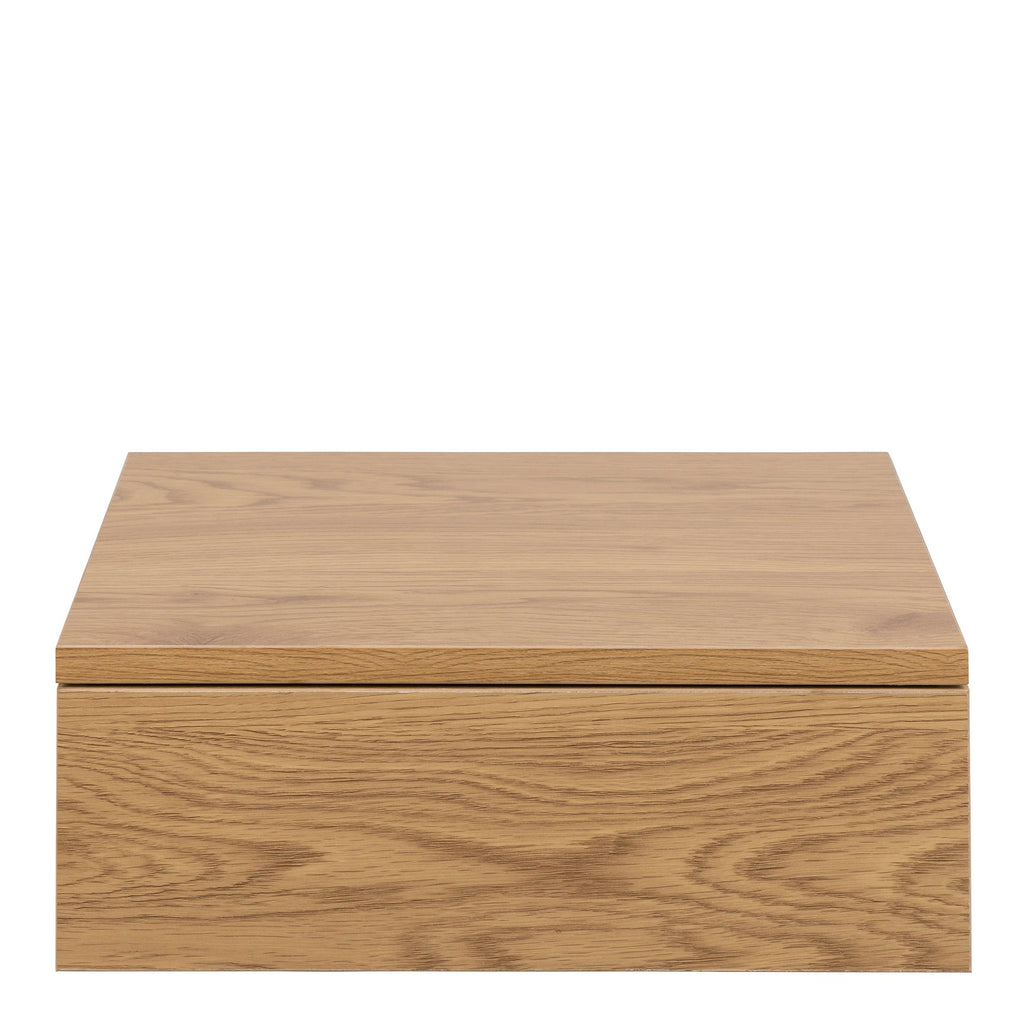 Avignon Square Bedside Table with 1 Drawer in Oak - image 2