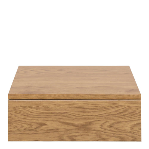 Avignon Square Bedside Table with 1 Drawer in Oak - image 2