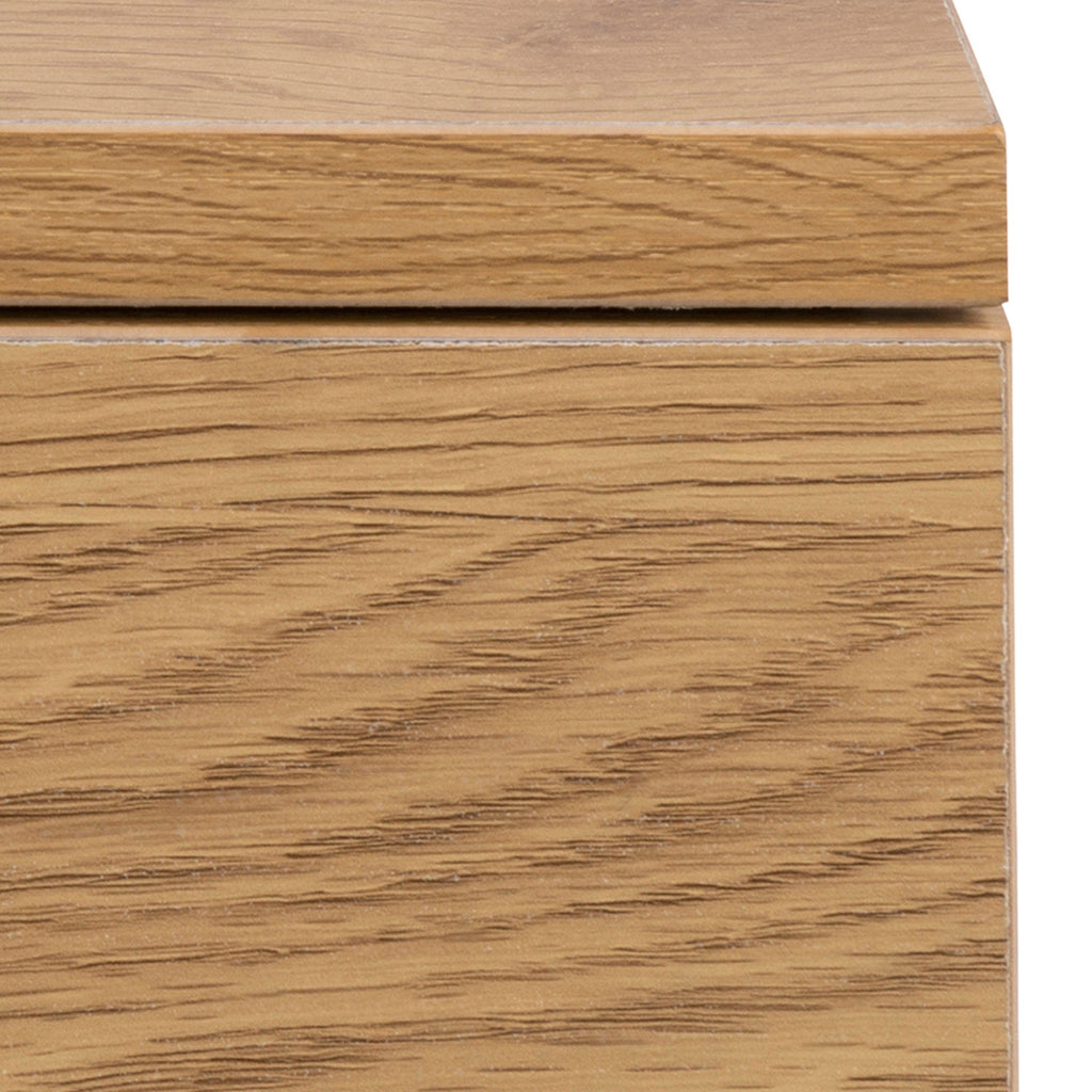 Avignon Square Bedside Table with 1 Drawer in Oak - image 6
