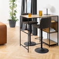 Kimmy Bar Stool in Grey Fabic Set of 2 - image 5