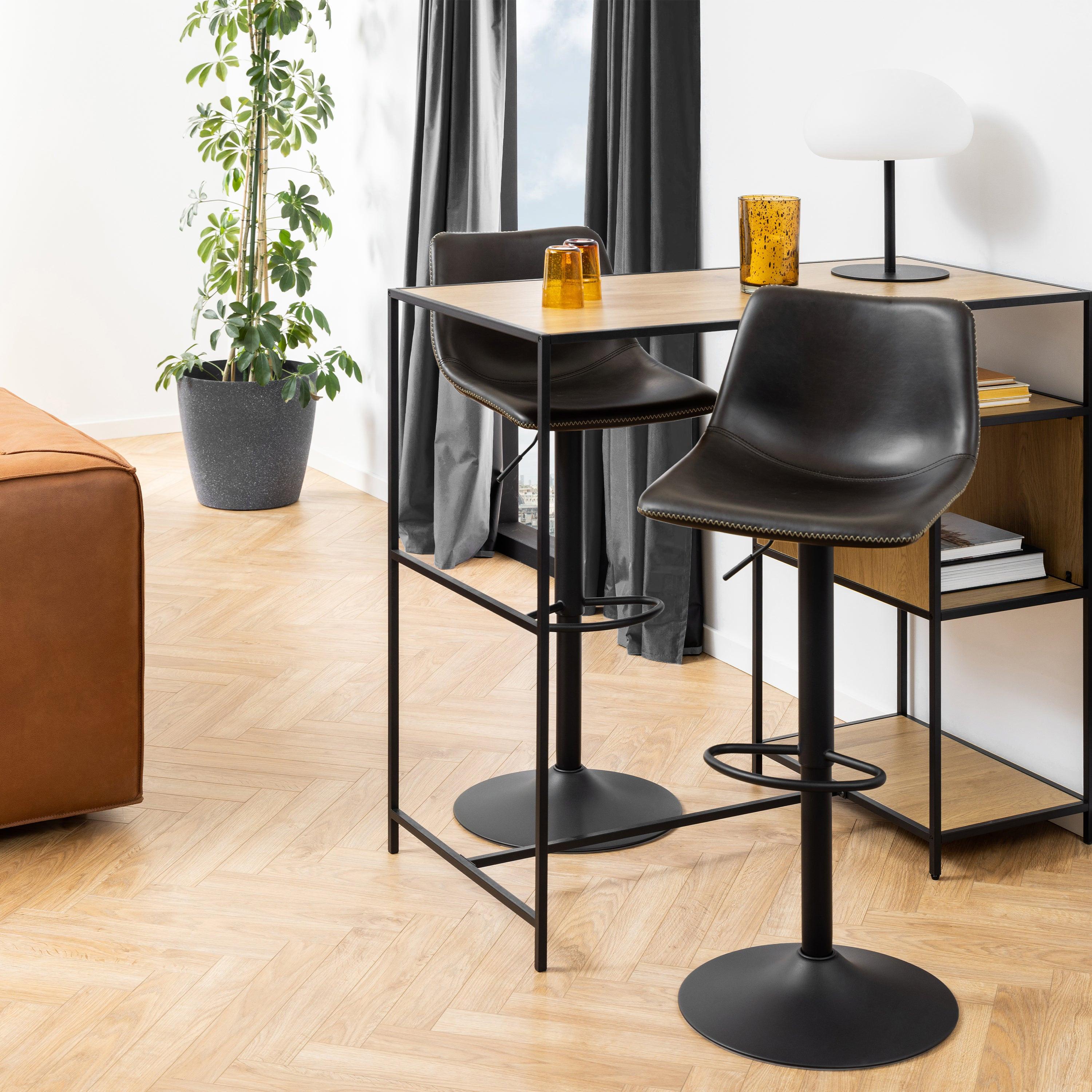 I_Oregon Bar Stool in Black, One Supplied - image 4
