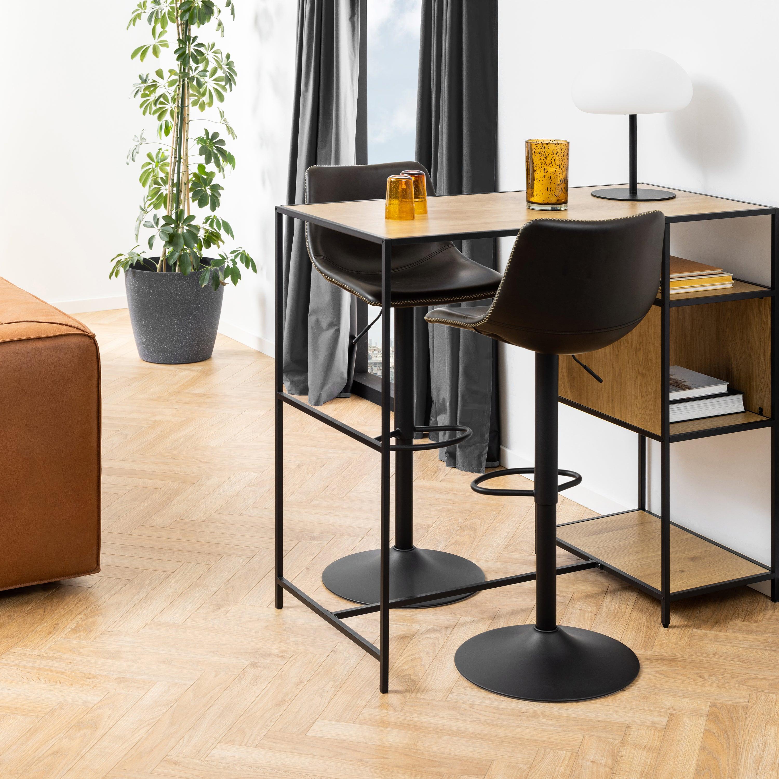 I_Oregon Bar Stool in Black, One Supplied - image 5