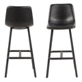 I_Oregon Bar Chair in Black Set of 2 - image 2