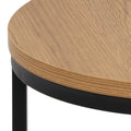 Spiro Round Nest of Tables in Oak - image 5