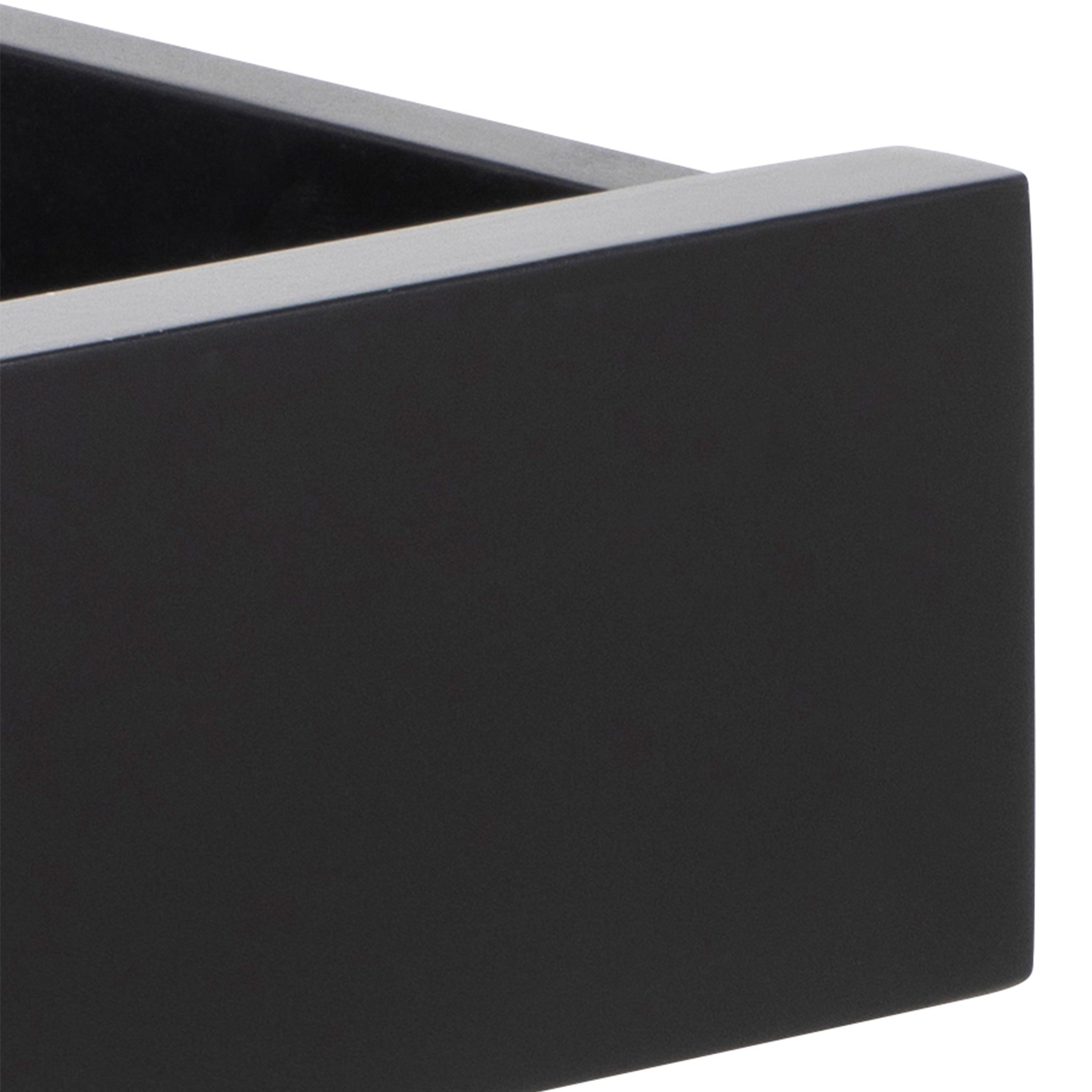 Cholet Square Bedside Table with 1 Drawer in Black - image 7