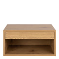 Cholet Square Bedside Table with 1 Drawer in Oak - image 2