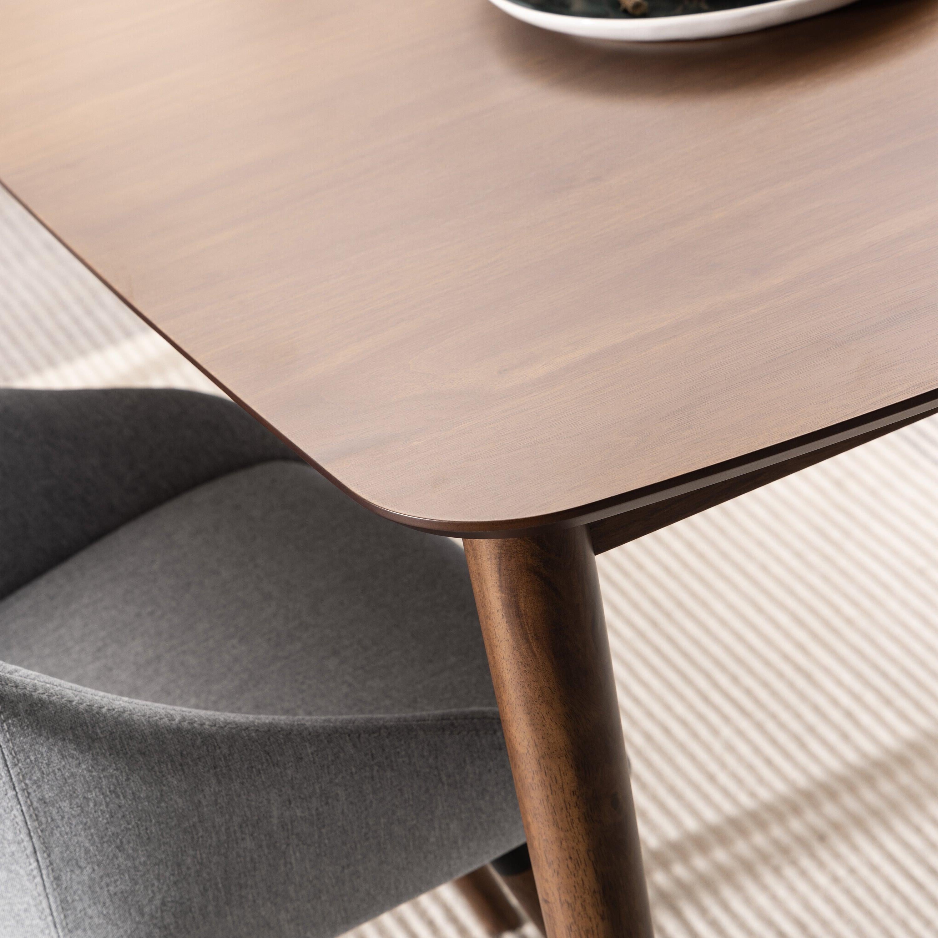 Montreux Rectangular Extending Dining Table in Walnut 180-219 cm - image 7