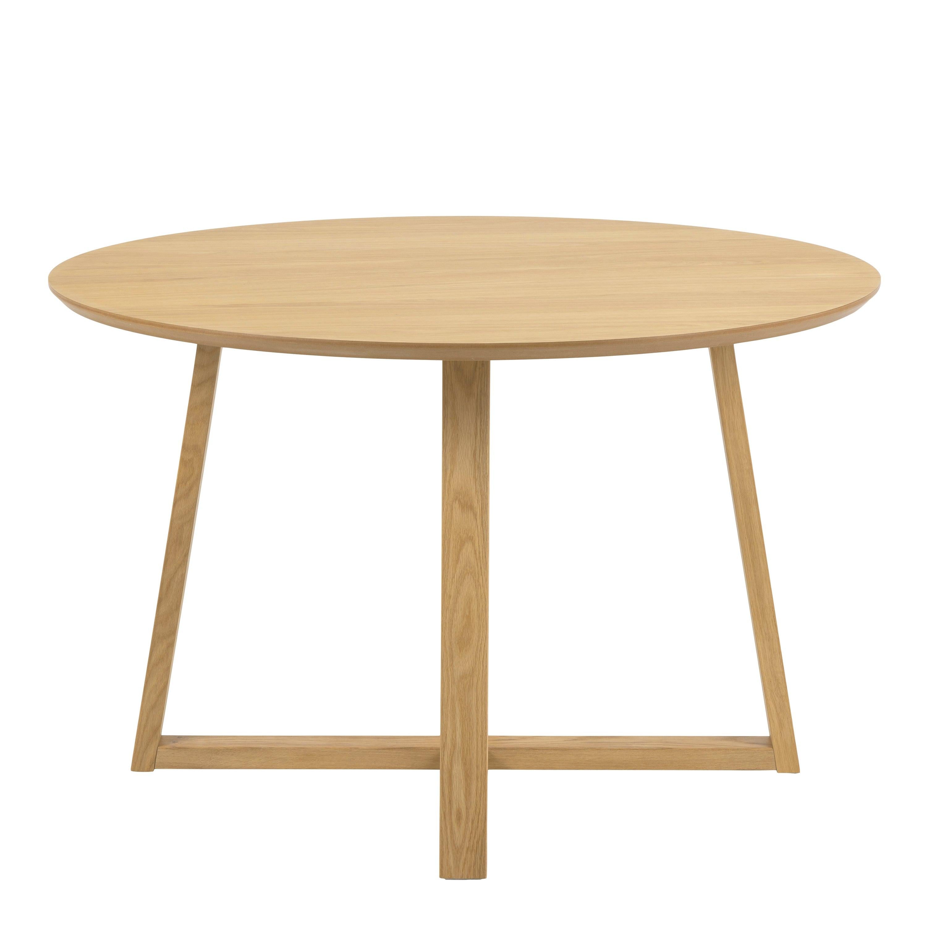 Malika Round Dining Table in Oak - image 2