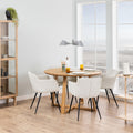 Malika Round Dining Table in Oak - image 3