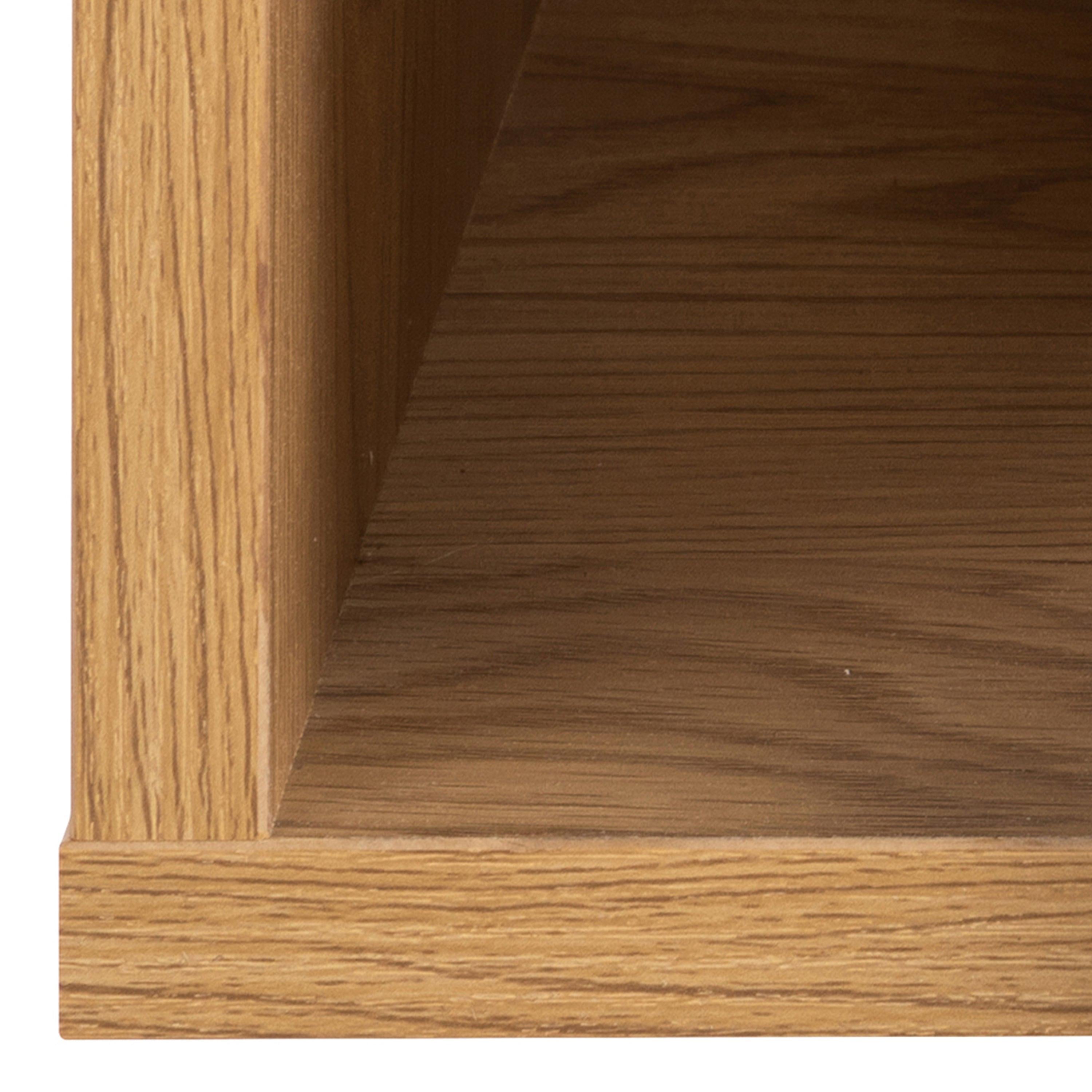 Ashlan Square Bedside Table with 1 Drawers in Oak - image 10