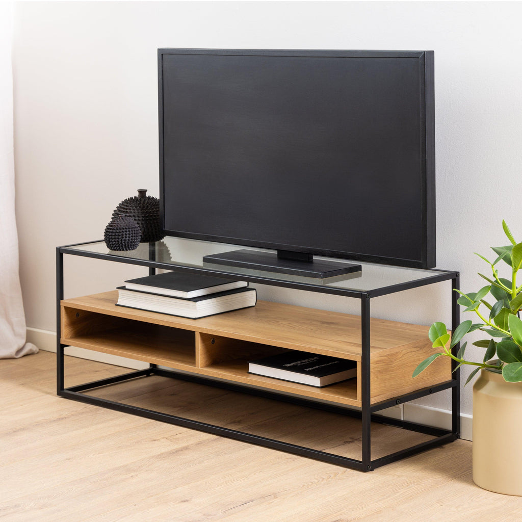 Randolf TV Unitin Black and Oak - image 5